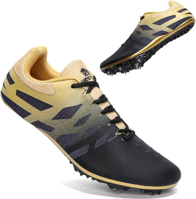 Men Women Kids Track and Field Shoes Professional 8 Spikes Running Racing Sneakers Breathable Lightweight Sprinting Shoes