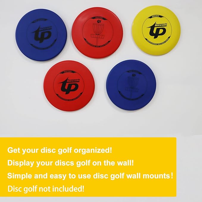 PIAOLGYI Disc Golf Mounts Display Holder Hanger Accessory Compatible with Disc Dolf Discs,20 PCS