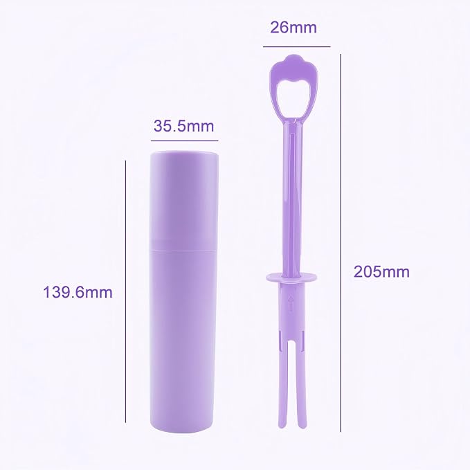 Menstrual Cup Applicator - Inserts Like A Tampon - Every Woman Can Now Use Period Cups - Perfect for Long Nails -Compatible with Most Cups and Plates on The Market - Travel Case
