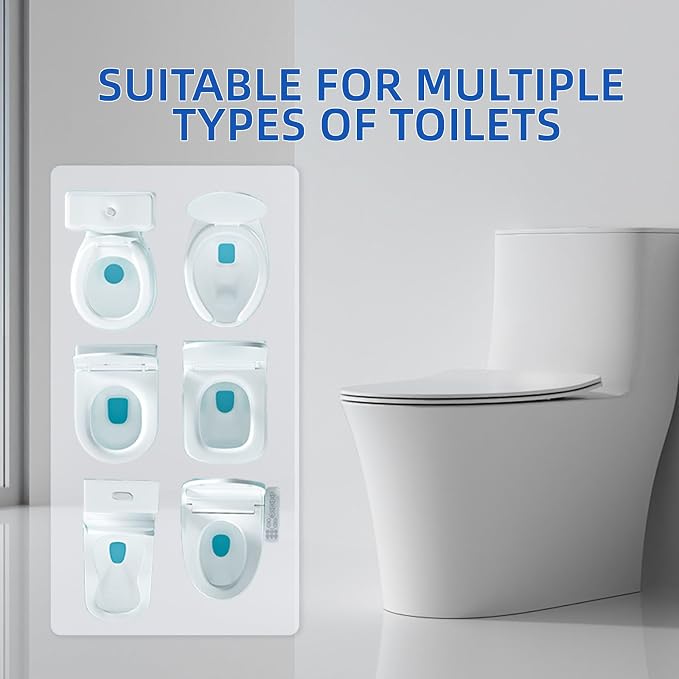 Flushable Toilet Seat Covers - 14x16.5" Individually Wrapped, 50 Count(5x10 Pack) | Disposable & Portable for Travel | For Airplane, Camping, Public Restrooms | Adult & Kids Potty Training