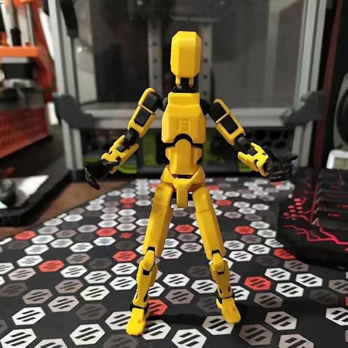 Titan 13 Action Figure,2025 New Lucky Robot 13 Action Figures,3D Printed Action Figure,Dummy Robot 13 Action Figures Desktop Decorations Game Gifts (5 pcs)