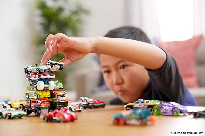 Hot Wheels Toy Cars & Trucks 40-Pack, Set of 20 1:64 Scale Vehicles for Play or Display, Instant Collection (Styles May Vary) (Amazon Exclusive)