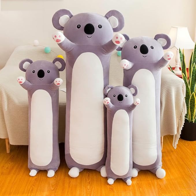 Long Kaola Plush Toy Cute Cartoon Kaola Stuffed Animal Plush, Soft Long Kaola Sleeping Hugging Plush Pillow, Kaola Plush Toy for Kids Girlfriend(35.4inch/90cm)