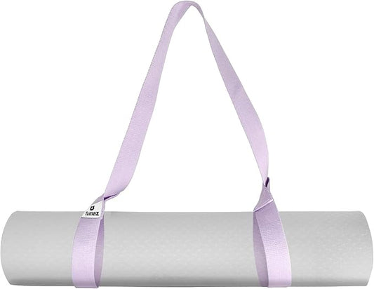 Tumaz Yoga Mat Strap [MAT NOT Included] (2 Sizes) with Extra Thick & Comfy Delicate Texture, Adjustable Yoga Mat Carrier