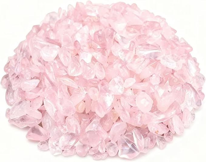 Bulk Raw Citrine Crystals - Beginner DIY Healing Crystal Set, 0.6-1.2” Natural Unpolished Gemstones for Terrarium, Meditation, Tarot, Grids, Aroma Stone, 0.45lb (Pink Quartz-S)