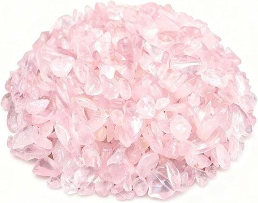 Bulk Raw Citrine Crystals - Beginner DIY Healing Crystal Set, 0.6-1.2” Natural Unpolished Gemstones for Terrarium, Meditation, Tarot, Grids, Aroma Stone, 0.45lb (Pink Quartz-S)
