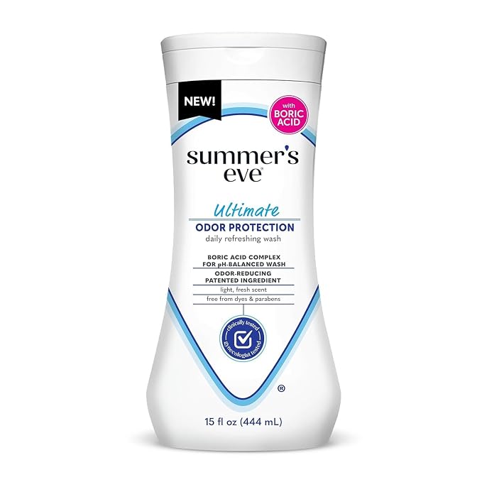 Summer’s Eve Ultimate Odor Protection Feminine Care Set, Wash, Wipes & Freshening Spray, with Boric Acid Complex, pH Balanced, 15 Ounce Wash, 12 Count Wipes, 2 Ounce Spray (Variety Pack of 3)