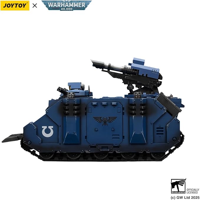 JOYTOY Warhammer 40k Ultramarines Razorback with Twin lascannon 1:18 Scale Action Figure Mecha Joy Toy Collection Model 10in