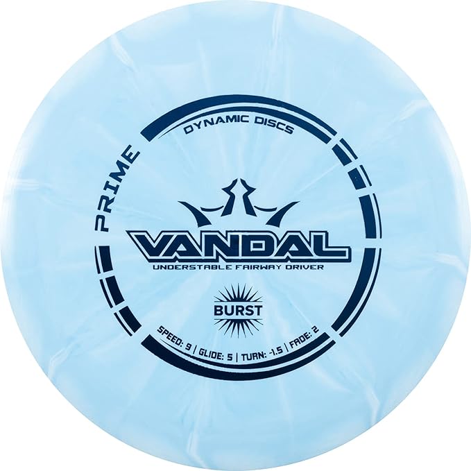 Dynamic Discs Prime Burst Disc Golf Set (7 Pack) | Includes Putter, 2X Midrange, 3X Fairway & Driver + Mini Marker | Disc Golf Accessories for Beginners | 170-176g | Beginner Pack for Amateurs