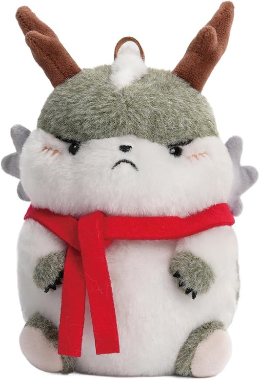 Handmade Original Adorable Plush Dinosaur Doll – Cute Animal Toy with Cool Expression - Bag Charm & Home Decoration - CPC Certified for Kids