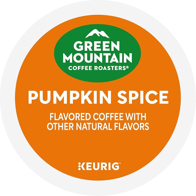 Green Mountain Coffee Roasters Pumpkin Spice, Keurig Single-Serve K-Cup Pods, Light Roast Coffee, 60 Count (6 Packs of 10)