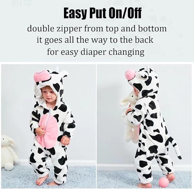 Baby Animal Costumes Unisex Toddler Outfit Halloween Dress Up Romper