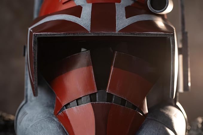 Evere SW Clone Arc Commander Helmet Cosplay Deluxe Halloween Collectible Prop