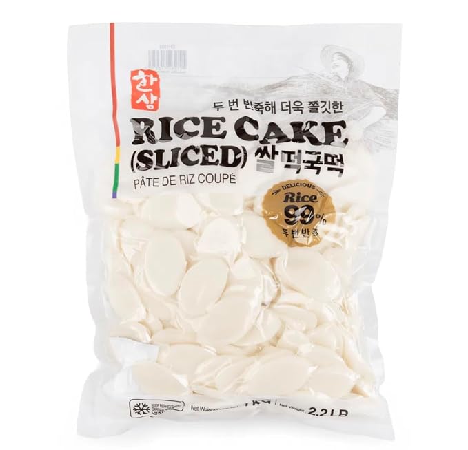 Korean Sliced Rice Cake 2.2 lbs (Pack of 1)