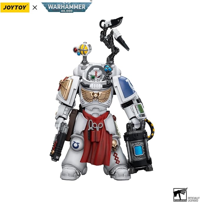 YIZRIO JoyToy Warhammer 40k Ultramarines Apothecary Biologis, 1:18 Scale Action Figure Mecha Joy Toy Collection Model 5.35 inch