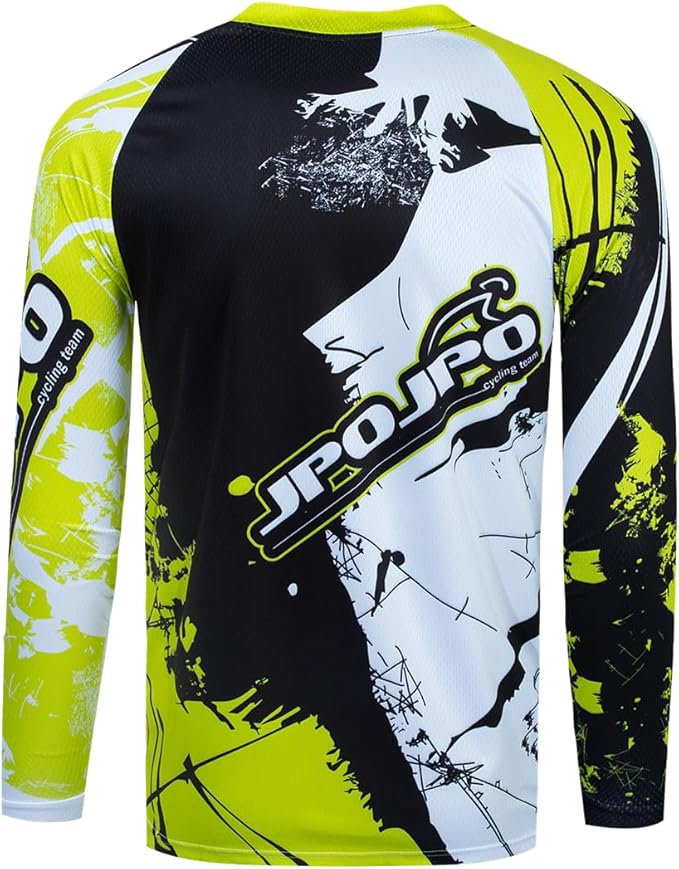 Dirt Bike Jersey for Youth, Kids Mountain Bicycle Shirt Long Sleeve Children Downhill Jerseys for Motorcycle Motocross