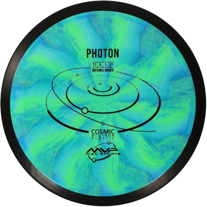 MVP Disc Sports Cosmic Neutron Photon Disc Golf Distance Driver (Colors May Vary)
