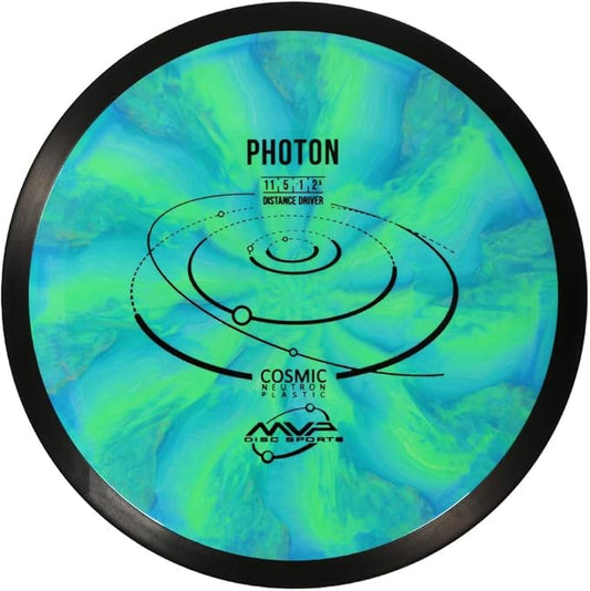 MVP Disc Sports Cosmic Neutron Photon Disc Golf Distance Driver (Colors May Vary)
