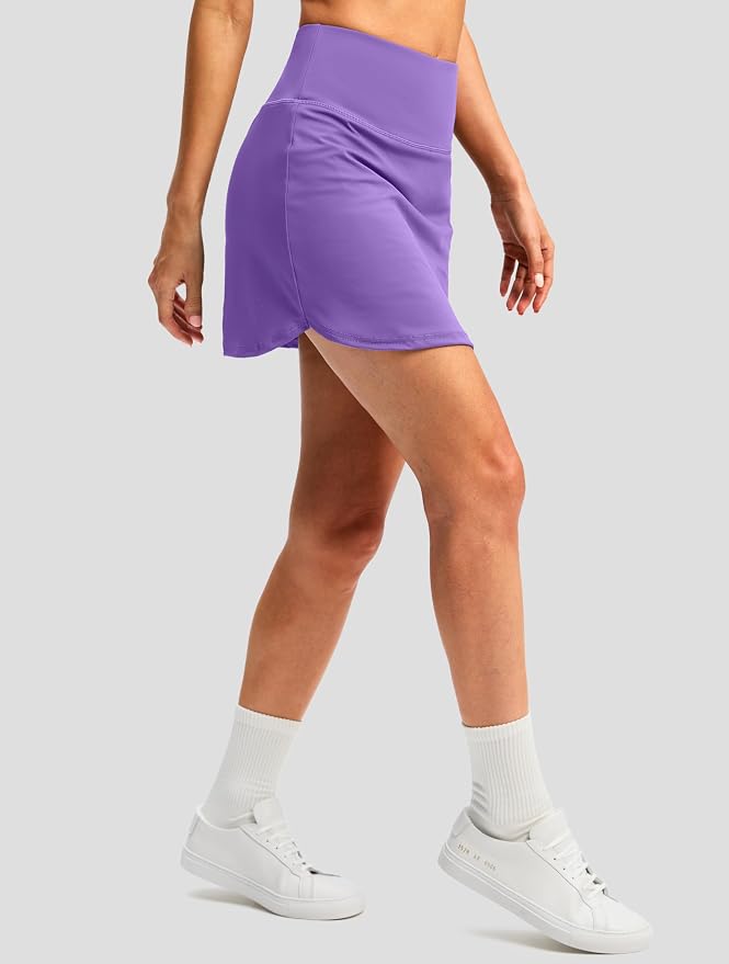 G Gradual 16"/18" Skorts for Women Golf Skirt with 2 Pockets Summer Casual | Built-In Shorts, High Waist, Soft 4-Way Stretch, Breathable Mesh Liner, Tennis Pickleball Athletic Wear, Easy To Match