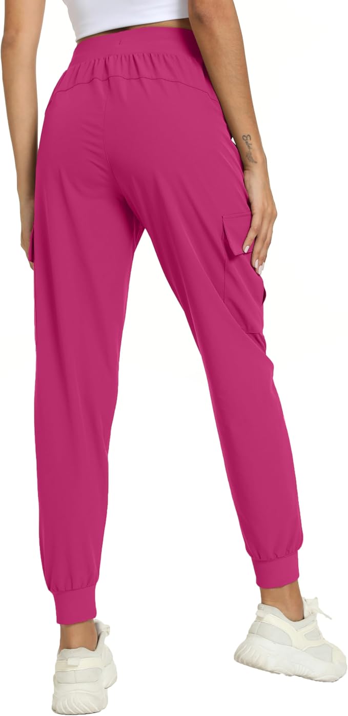 Women's Joggers Cargo Pants Lightweight Quick Dry Hiking Running Pants for Athletic Casual & Outdoor