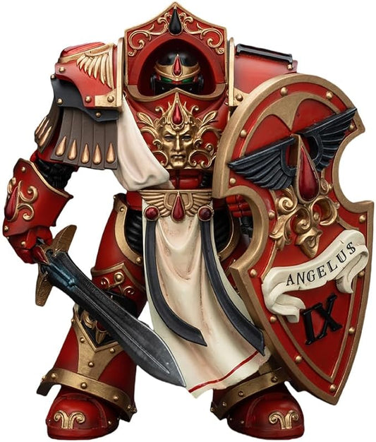 JOYTOY Warhammer The Horus Heresy 1/18 Action Figure Blood Angels Crimson Paladins Squad Crimson Paladin 3 Collection Model