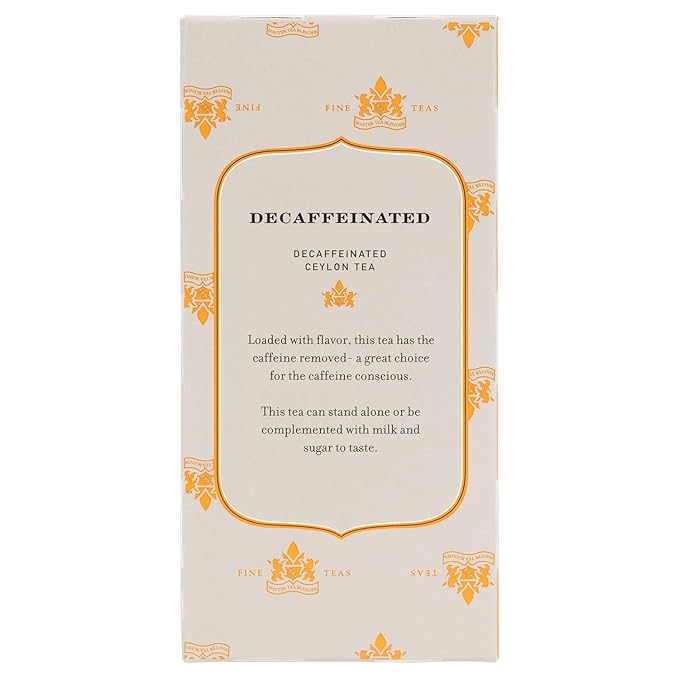 Harney & Sons Black Tea, Decaffeinated Ceylon, 20 Tea Bags, 1.26 oz./36 grams