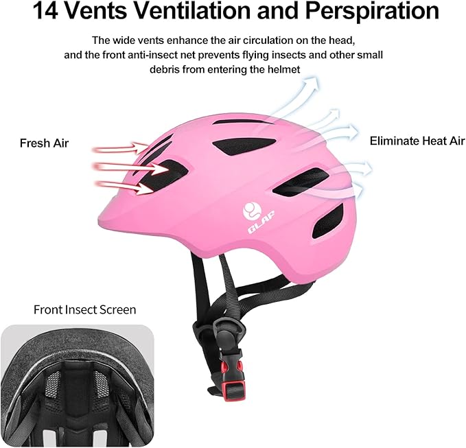 GLAF Baby Bike Helmet Toddler Helmets for 1 Year Old and up Infant Girls Boys Multi Sport Adjustable for Scooter Bicycle Skateboard Cycling