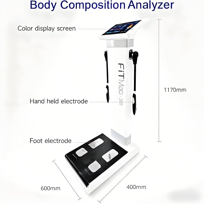 Body Fat Body Composition Analysis Machine Mass Body Posture Assessment Analyzer, Muscle Scanner, Weight Loss Analysis Machine, Fat Measurement Device, Skin Tester