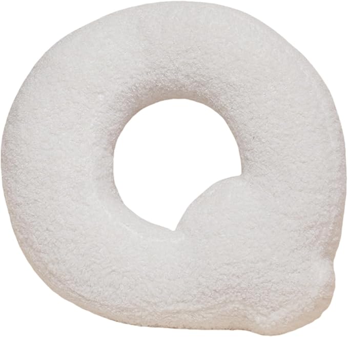 MOJUN Letter Pillows, Soft Plush Decorative Initial Letter Shaped Throw Pillows for Sofa Couch Bed, Cute Letter Pillows English Alphabet A to Z for Living Room Bedroom Floor Car Decoration, Q