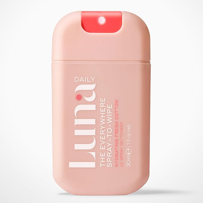 Luna Daily Body Cleansing Spray | Hydrating pH-Balanced Feminine & Body Mist | Gentle & Moisturizing for Intimate Hygiene, Underarms & Private Parts | Travel Essential for Women, Gym & Daily Care,30ml
