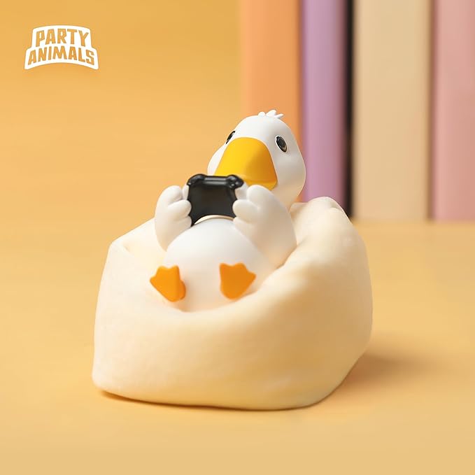 Party Animals Win Series Figures - Lloyd Action Figure with Detachable Sofa - 3.35in PVC Collectible Figure for Display, Goose Figure Gift Ideas for The Holiday, 1PC