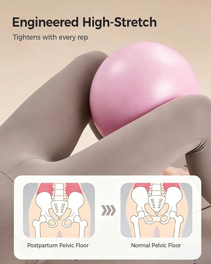 KEEP Exercise Ball Anti-Burst - Thickened Yoga Ball Pilates Ball for Physical Therapy, Fitness Ball for Workout, Core Strength and Physical Therapy