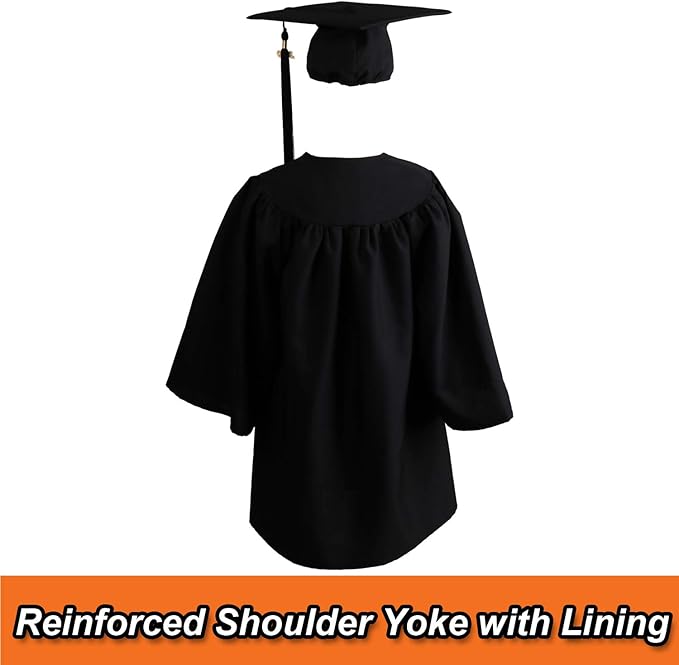 OSBO GradSeason Unisex Matte Kindergarten Graduation Gown Cap Tassel Set 2025