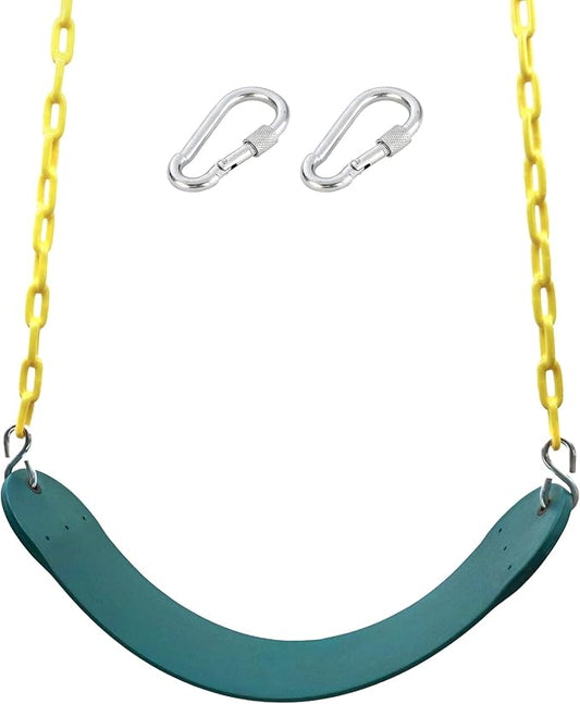 Heavy Duty 66 Inches Chain Plastic Coated Swing Seat Replacement Swing Set Accessories Outdoor