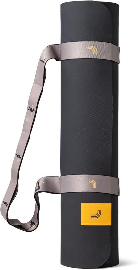 Lolë Pose Yoga Mat for Women with Strap Carrier – Non-Slip 5mm Thick