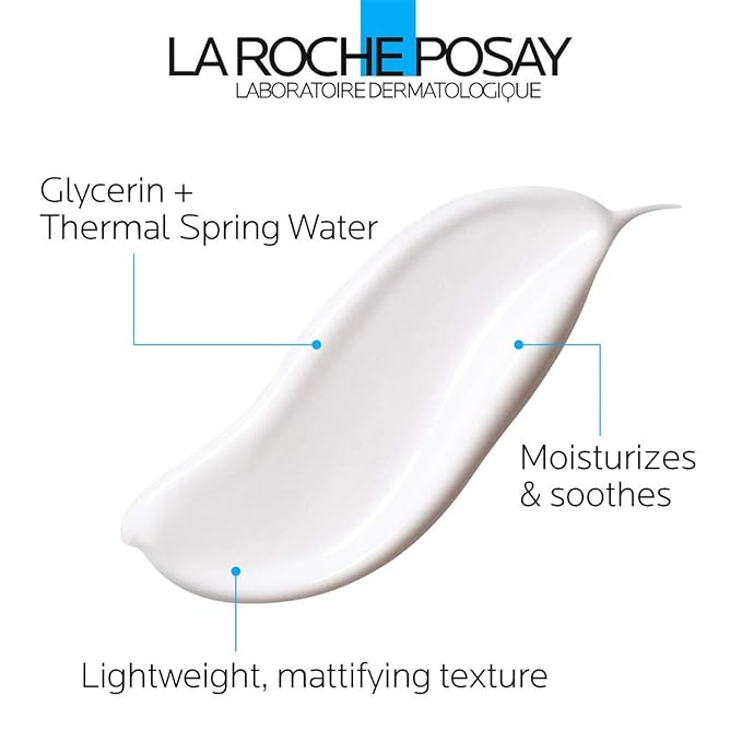 La Roche-Posay Toleriane Sensitive Fluide Protective Moisturizer, Lightweight Oil-Free Face Moisturizer, For Sensitive Skin