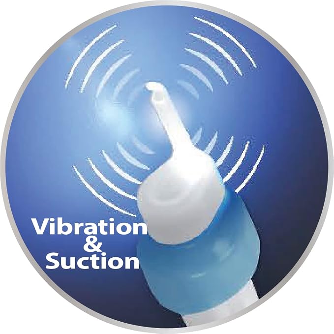 Wax Extract Ear Wax Remover w/ 2 Flexible Tips, LED Light, & Cleaning Brush | Safe, Effective Ear Wax Vibration & Vacuum to Gently Remove Wax Buildup | Premium Ear Suction Vacuum for Adults & Kids