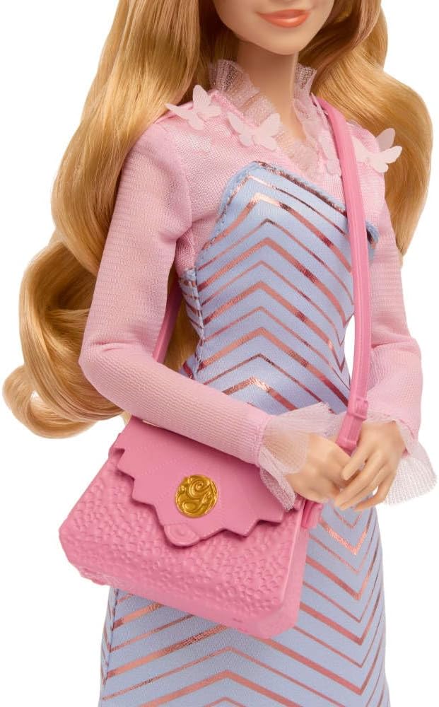 Mattel Universal Wicked Glinda Fashion Doll & Accessories with Styled Blonde Hair, Posability & Removable School Uniform Look