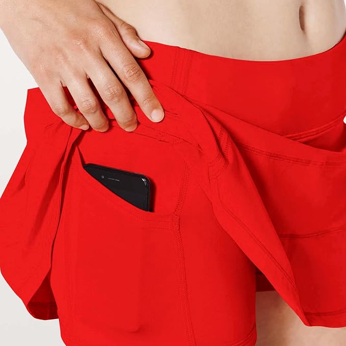 Athletic Tennis Golf Skorts Skirts for Women with Pocket Workout Running Sports Pleated Skirts Casual