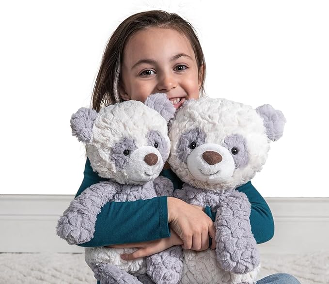 Mary Meyer Stuffed Animal Putty Collection Soft Toy, 17-Inches, Medium Shadow Panda Bear