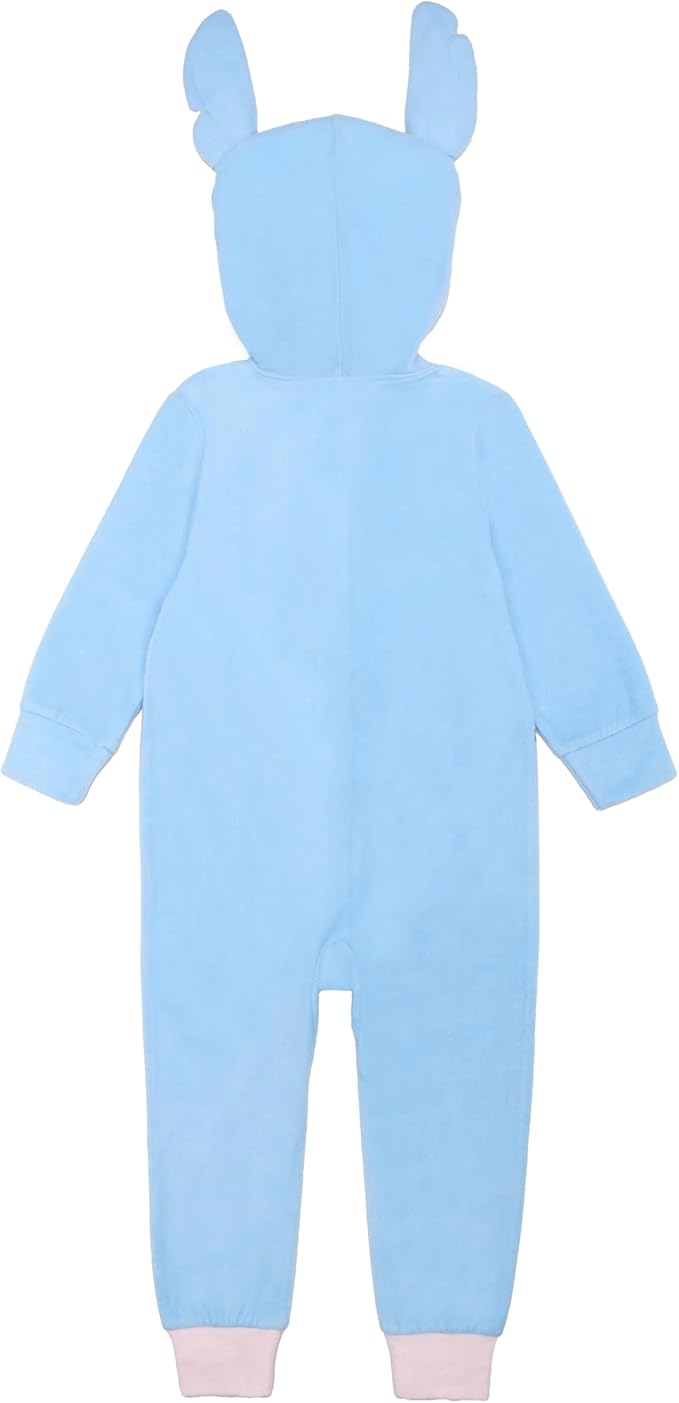 Disney girls Hooded Blanket Sleeper, Comfortable Pajamas, Soft & Cute for Kids