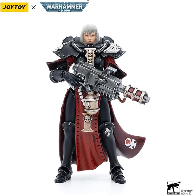 JOYTOY 1/18 Action Figures - Warhammer 40,000 Adepta Sororitas Battle Sister Sister Ludwenna - 4‘’,Classic Character,Collectible,Age 15 and Above