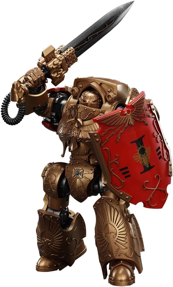 JOYTOY-Warhammer The Horus Heresy 1:18 Action Figure Legio Custodes Contemptor Galatus Dreadnought Collection Model Birthday Gifts