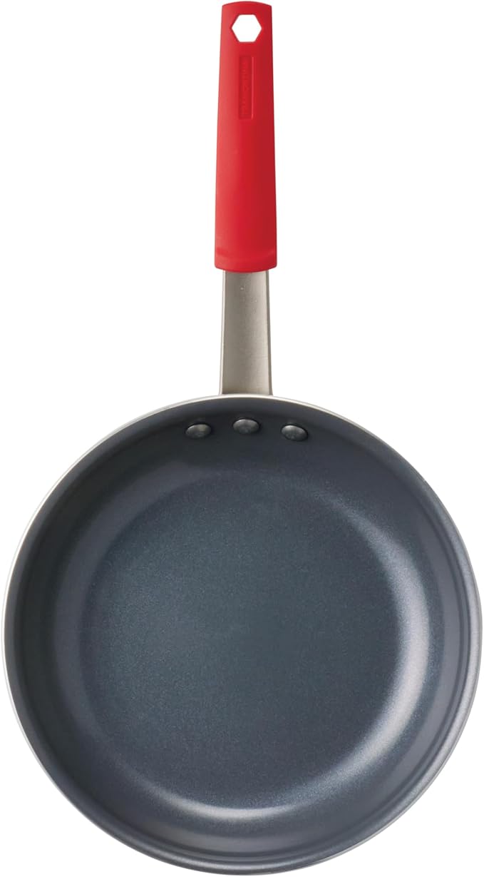 Tramontina Professional 10-Inch Ceramic Non Stick Frying Pan, Heavy-Gauge Aluminum Skillet with Ceramic Nonstick Coating, Dishwasher and Oven Safe, Gray