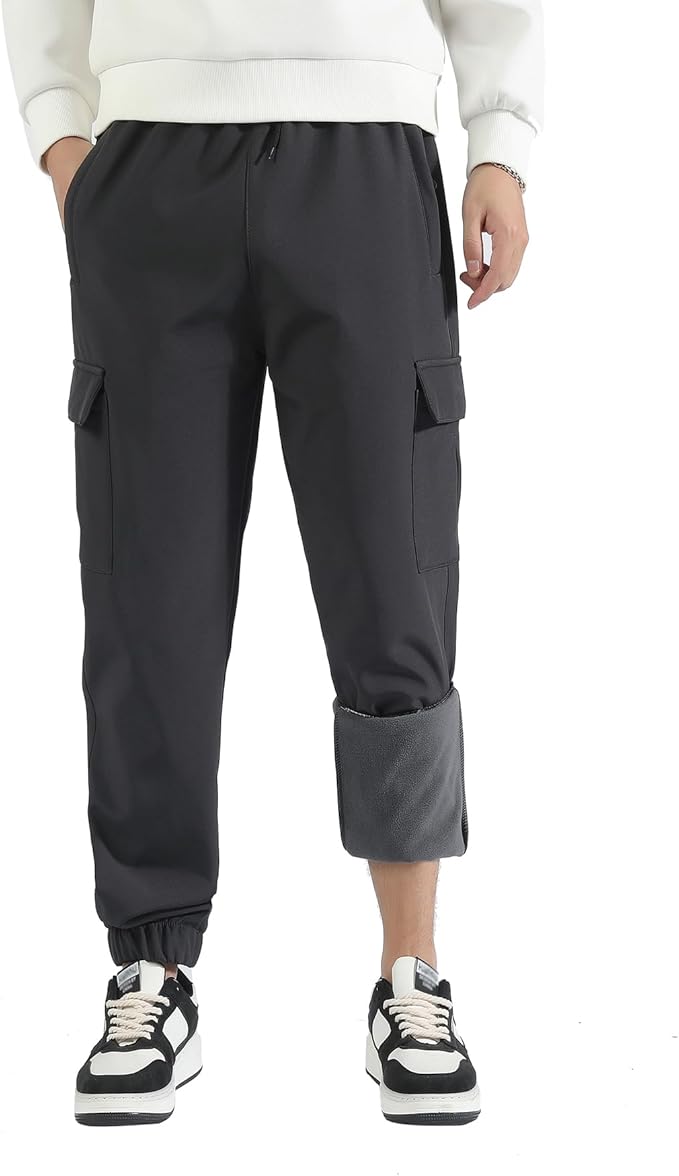 Boys Girls Snow Pants Waterproof Fleece Lined Ski Pants Kids Winter Hiking Pants