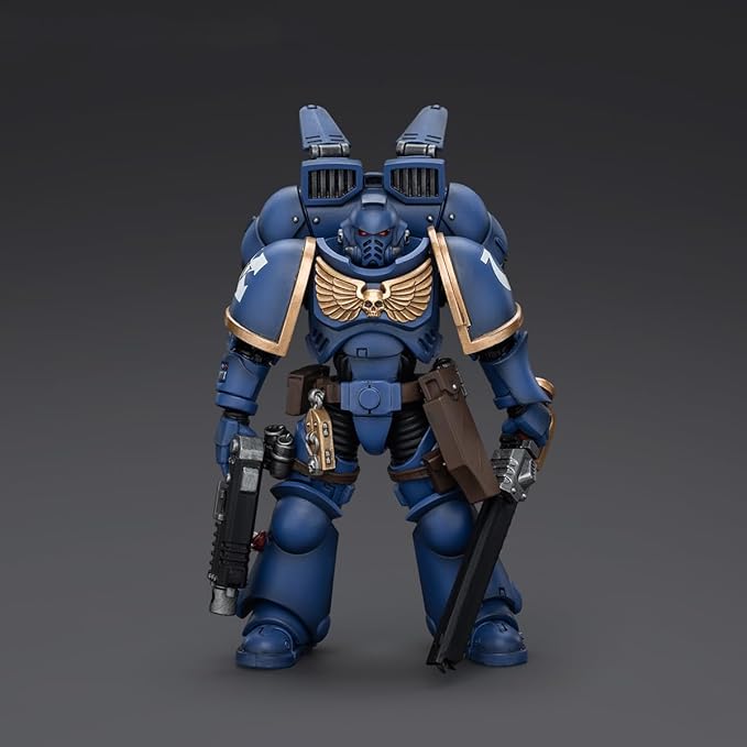 JOYTOY Warhammer 40,000 1/18 Action Figures Ultramarines Jump Pack Intercessors Intercessor 2 Collection Models Christmas Birthday Gifts