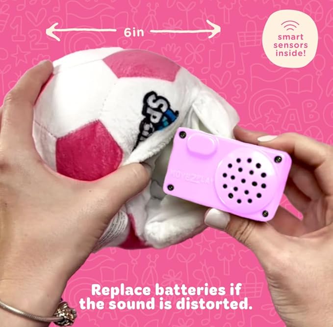 Move2Play, Hilariously Interactive Toy with Music & Sound Effects | Birthday Gift for Boy & Girl | Ball for Toddler & Baby | 6, 12, 18+ Months | 1, 2, 3+ Year Old
