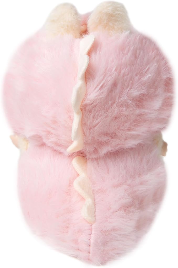 Plush Doll Clothes for Labubu Halloween - Cute Animal 17cm Dolls Clothing, Premium Doll Accessories Clothes for Collectors or Display - Kawaii Pink Dinosaur Costume (Clothes Only)