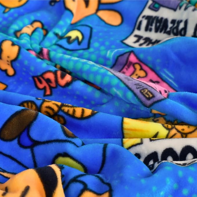 Franco Dog Man Supa Book Kids Bedding Super Soft Cozy Plush Throw, 40 in x 50 in, (Officially Licensed Product)