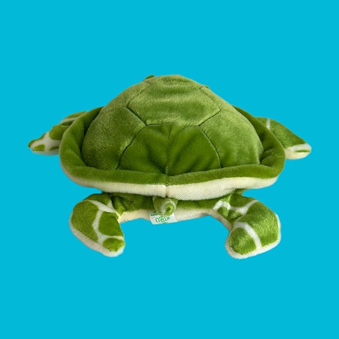 Deluxe Paws Eco-Friendly Turtle Plush Made from 100% Recycled Materials